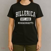 Billerica Massachusetts Ma Vintage Sports T-Shirt thumb 4