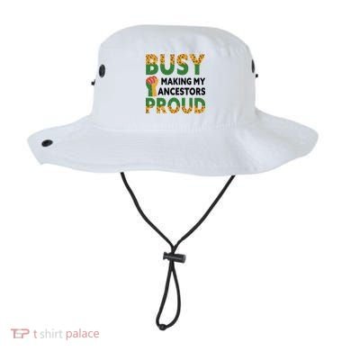 Busy Making My Ancestors Proud Black History Month Bucket Hat