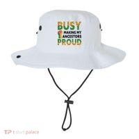 Busy Making My Ancestors Proud Black History Month Bucket Hat thumb 0