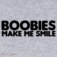 Boobies Make Me Smile Adult Humor Funny Gift Women's Sweatshirt thumb 2