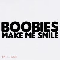 Boobies Make Me Smile Adult Humor Funny Gift Women's Hoodie thumb 2
