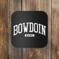 Bowdoin Maine Me Js03 College University Style Coaster thumb 0
