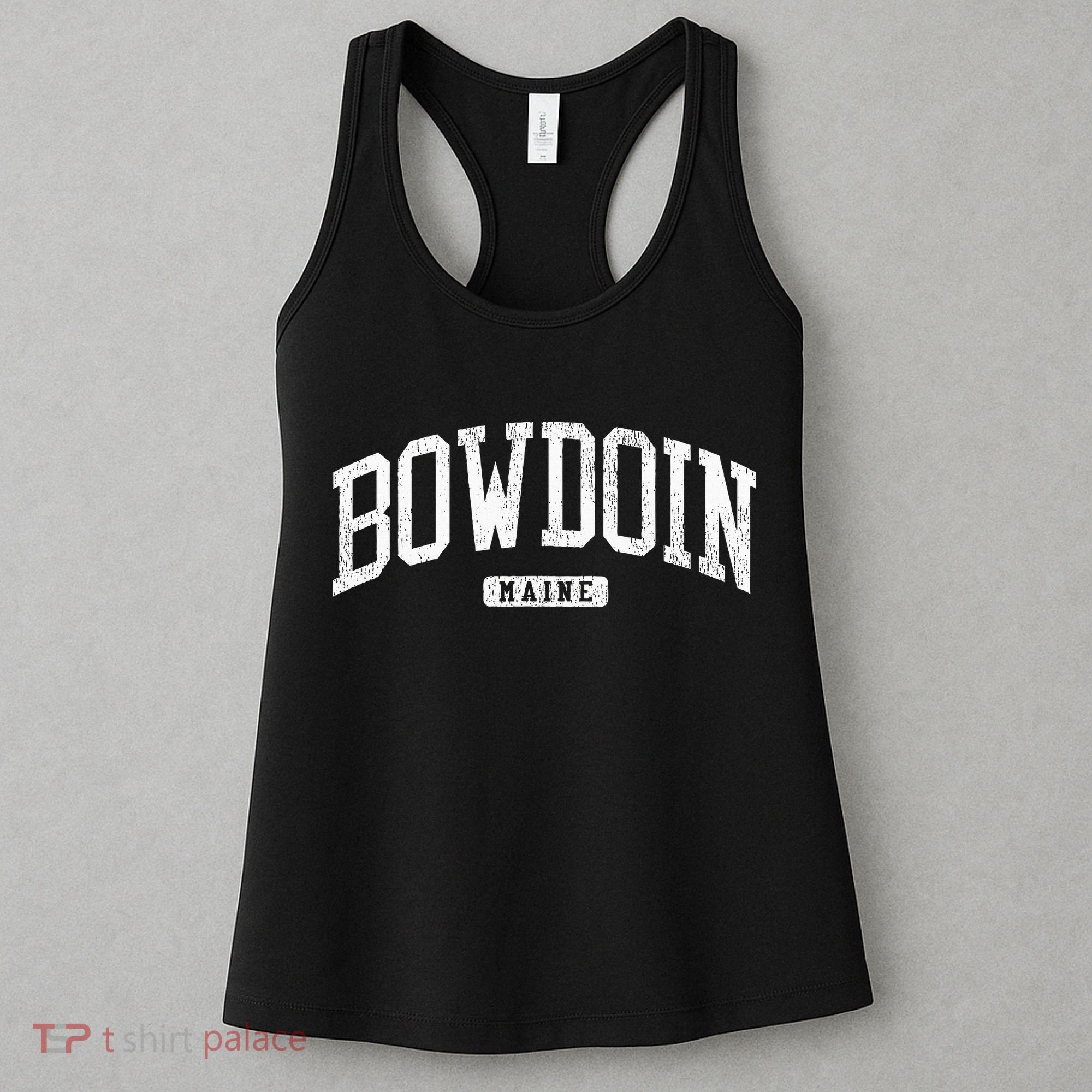 Bowdoin Maine Me Js03 College University Style Women's Tank Top