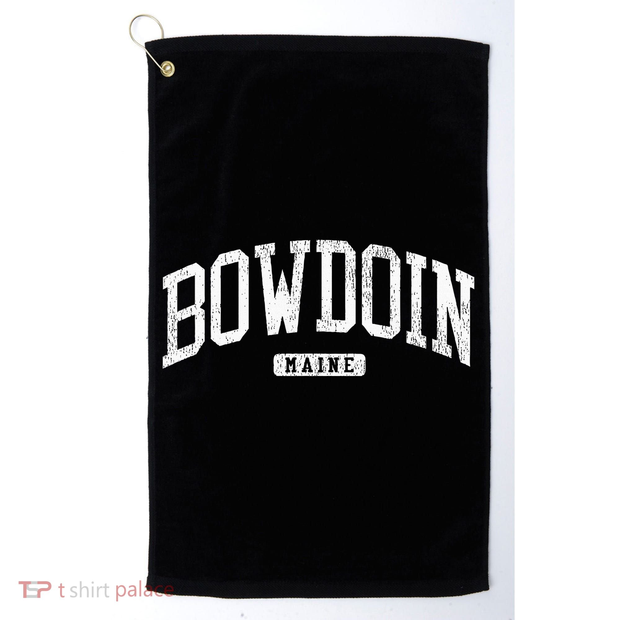 Bowdoin Maine Me Js03 College University Style Golf Towel