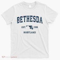 Bethesda Maryland Md Vintage Sports T-Shirt thumb 0