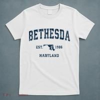 Bethesda Maryland Md Vintage Sports T-Shirt thumb 5