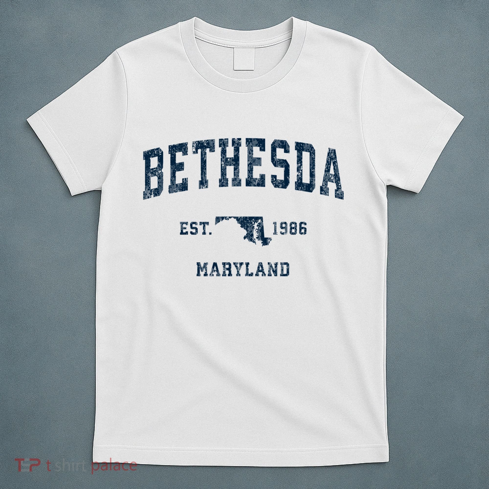 Bethesda Maryland Md Vintage Sports T-Shirt
