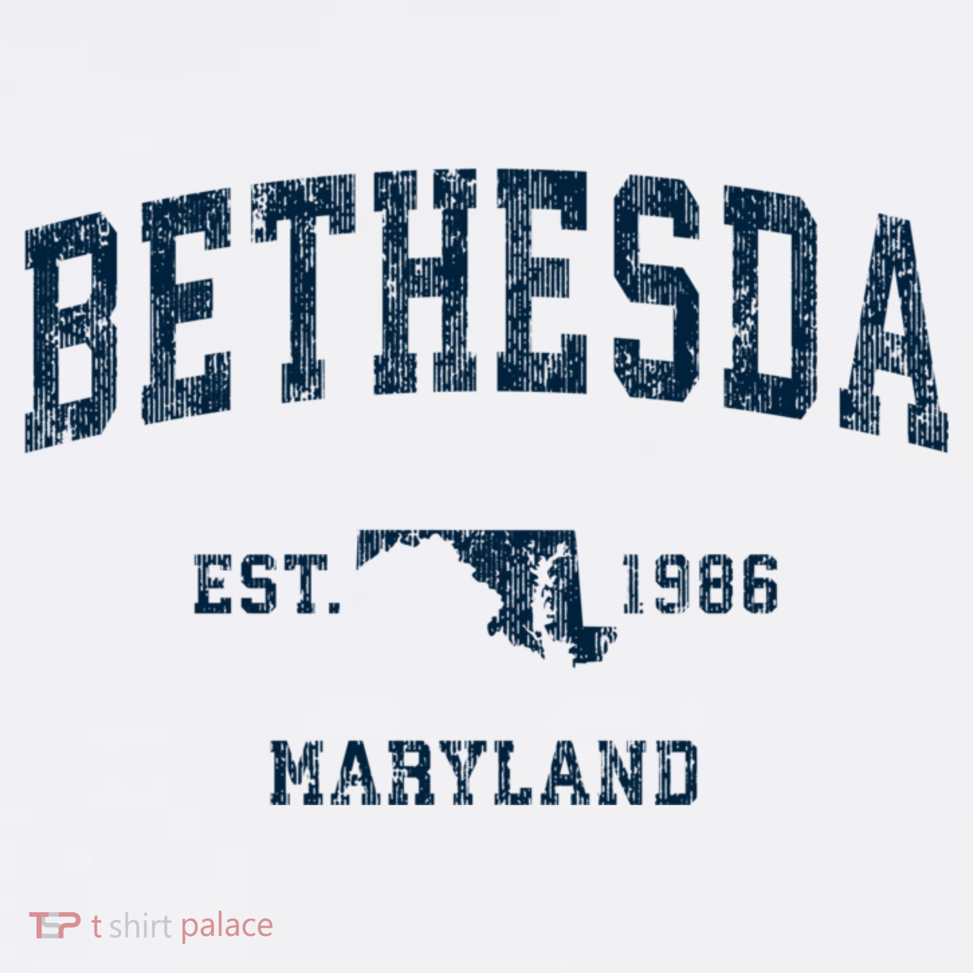 Bethesda Maryland Md Vintage Sports T-Shirt