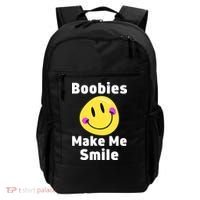 Boobies Make Me Smile Mardi Gras Funny Backpack thumb 0