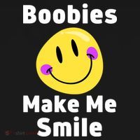 Boobies Make Me Smile Mardi Gras Funny Coaster thumb 2