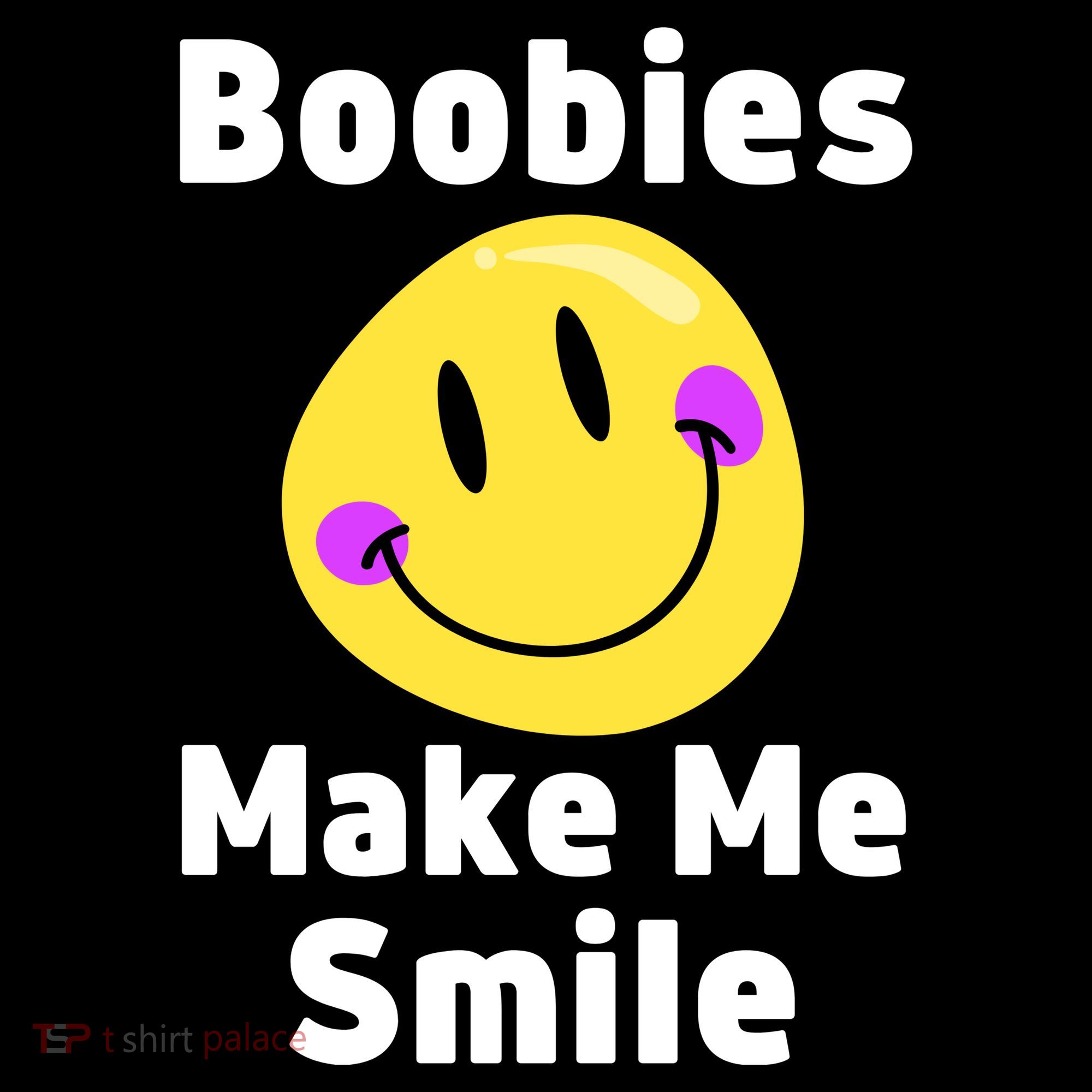 Boobies Make Me Smile Mardi Gras Funny Women's Hoodie