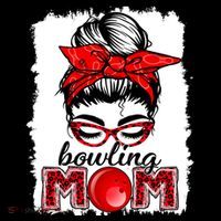 Bowling Mom Messy Bun Leopard Funny Mother's Day Meaningful Gift Coffee Mug thumb 5