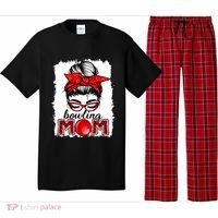 Bowling Mom Messy Bun Leopard Funny Mother's Day Meaningful Gift Pajama Set thumb 0
