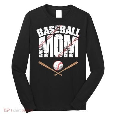 Baseball Mom mother day Long Sleeve Shirt