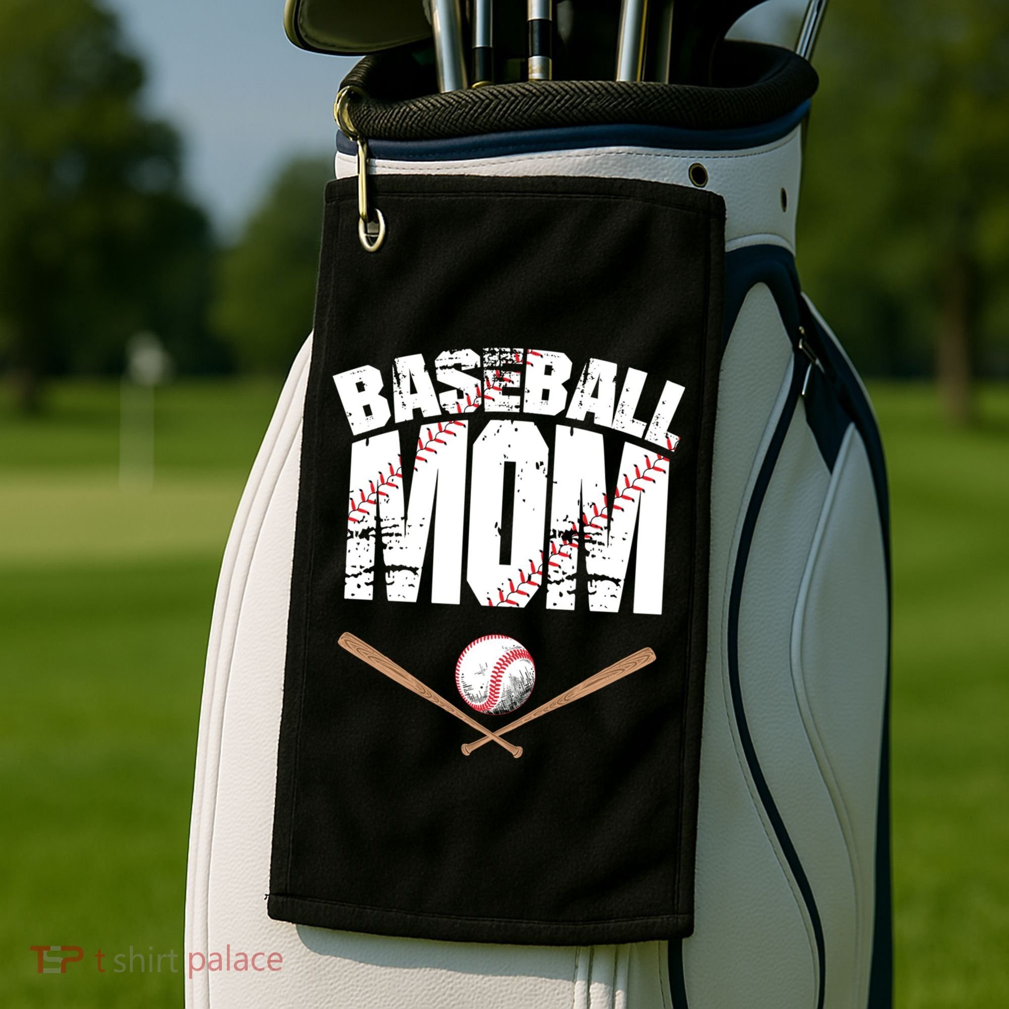 Baseball Mom mother day Golf Towel