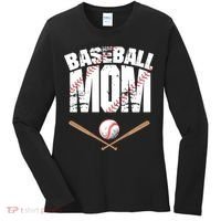 Baseball Mom mother day Women's Long Sleeve Shirt thumb 0