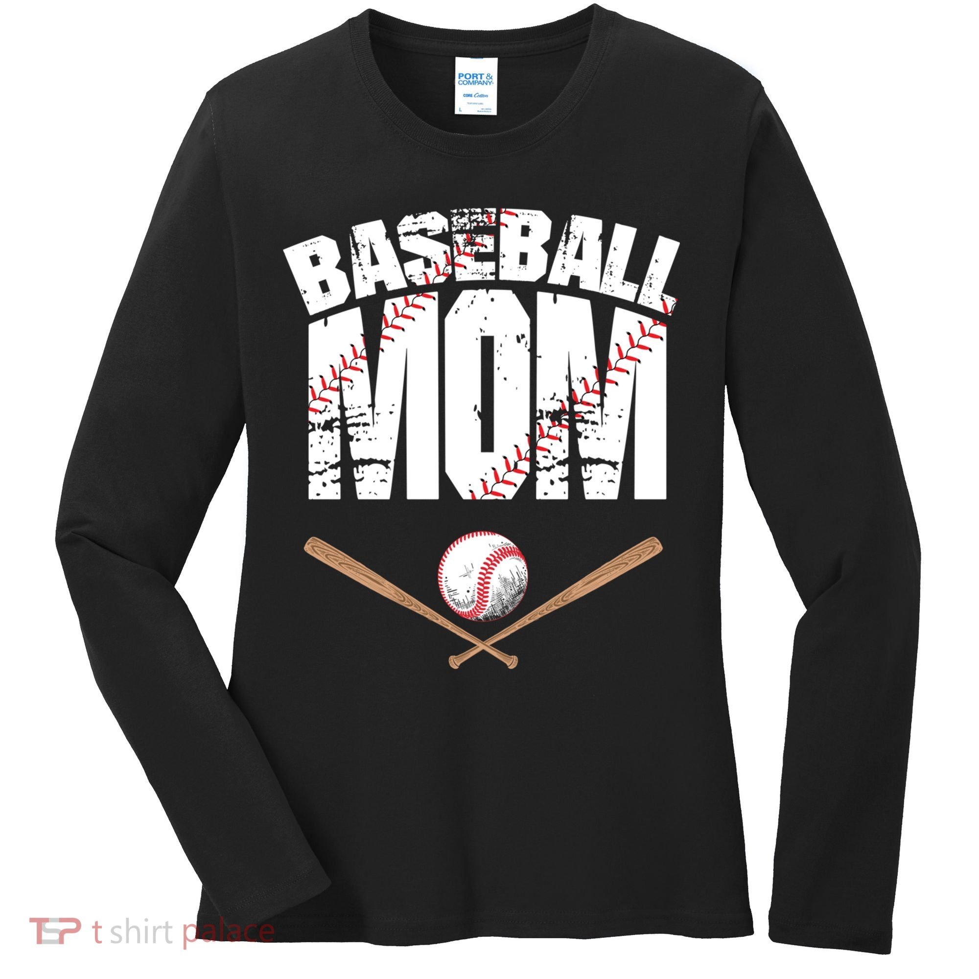 Baseball Mom mother day Women's Long Sleeve Shirt