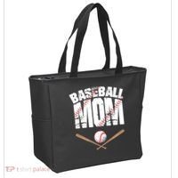 Baseball Mom mother day Tote Bag thumb 2
