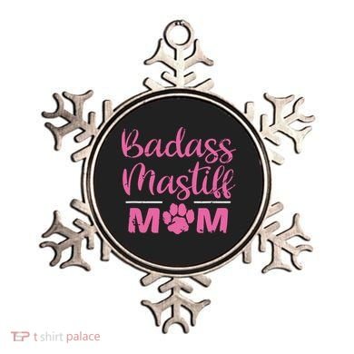 Badass Mastiff Mom Funny Dog Lover Pet Owner Ornament