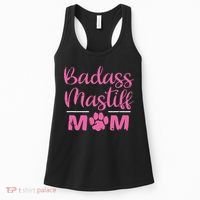 Badass Mastiff Mom Funny Dog Lover Pet Owner Women's Tank Top thumb 0