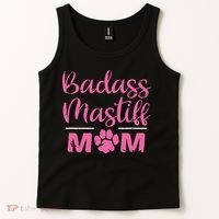 Badass Mastiff Mom Funny Dog Lover Pet Owner Tank Top thumb 2