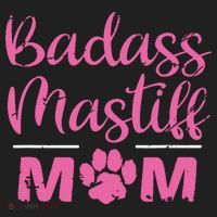 Badass Mastiff Mom Funny Dog Lover Pet Owner Golf Towel thumb 3