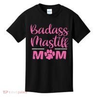 Badass Mastiff Mom Funny Dog Lover Pet Owner Kids T-Shirt thumb 0