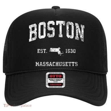 Boston Massachusetts Ma Vintage Athletic Hat