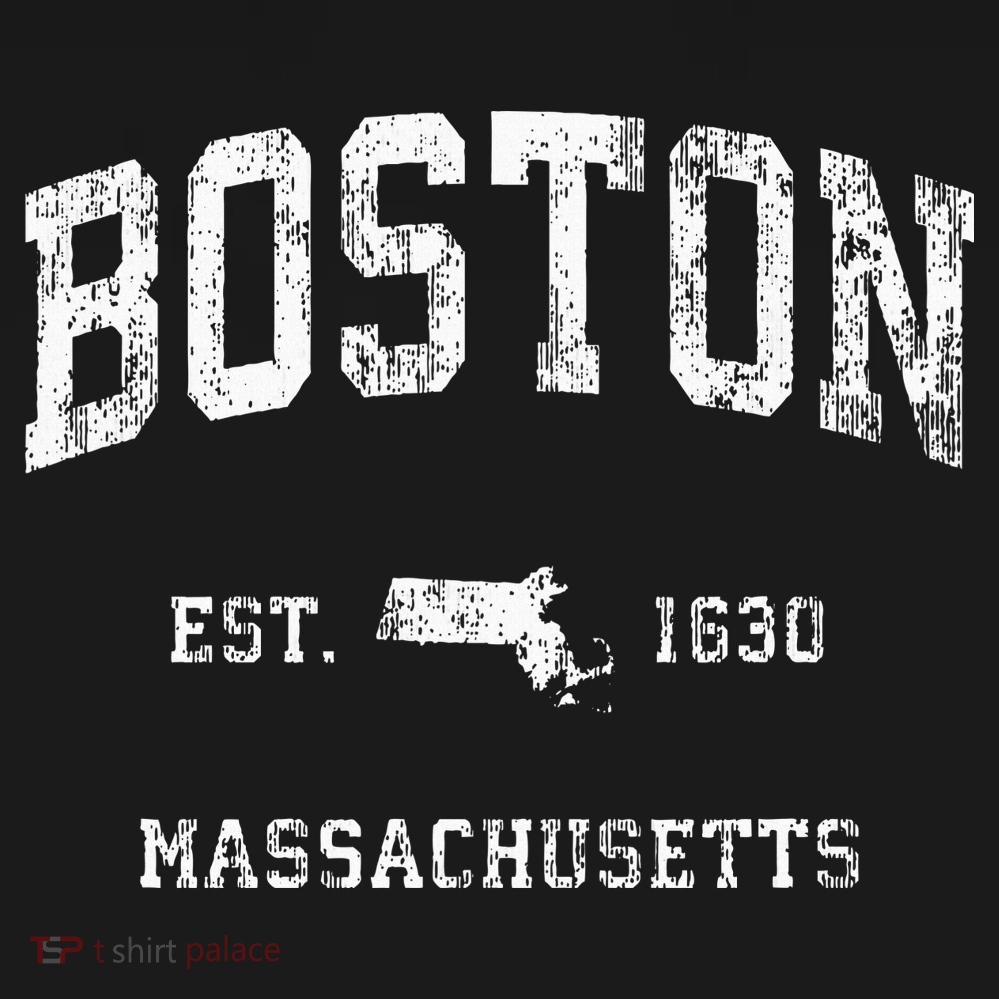 Boston Massachusetts Ma Vintage Athletic Tank Top