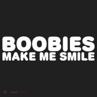 Boobies Make Me Smile Funny Adult Humor Beanie thumb 2
