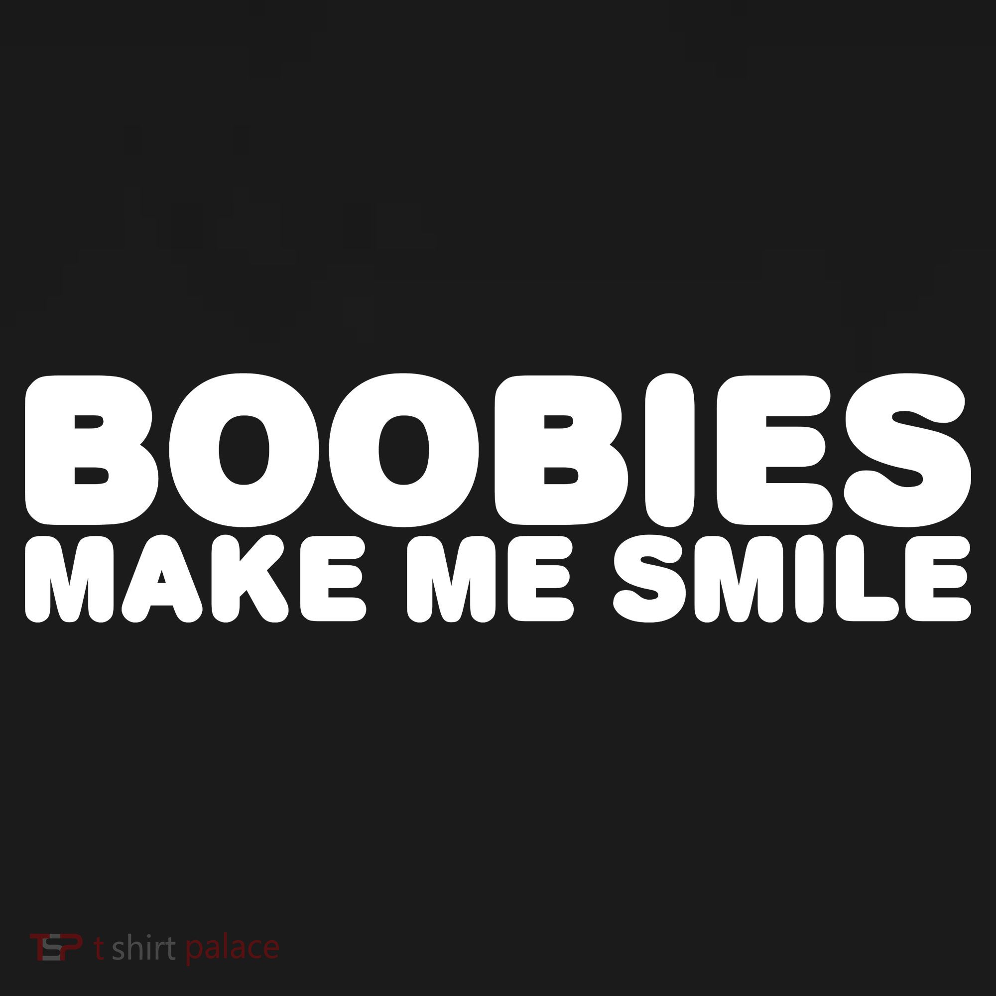 Boobies Make Me Smile Funny Adult Humor Women's Hoodie