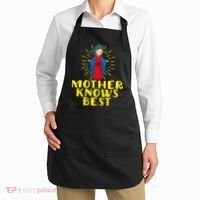 Blessed Mother Mary Knows Best Catholic Mother's Day Apron thumb 2