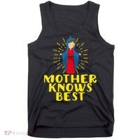 Blessed Mother Mary Knows Best Catholic Mother's Day Tank Top thumb 0