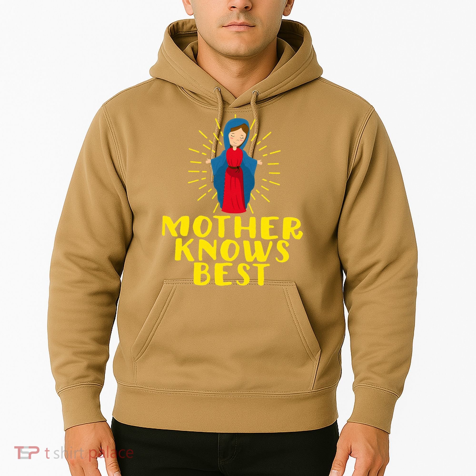 Blessed Mother Mary Knows Best Catholic Mother's Day Hoodie