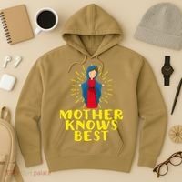 Blessed Mother Mary Knows Best Catholic Mother's Day Hoodie thumb 3