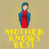 Blessed Mother Mary Knows Best Catholic Mother's Day Mousepad thumb 1