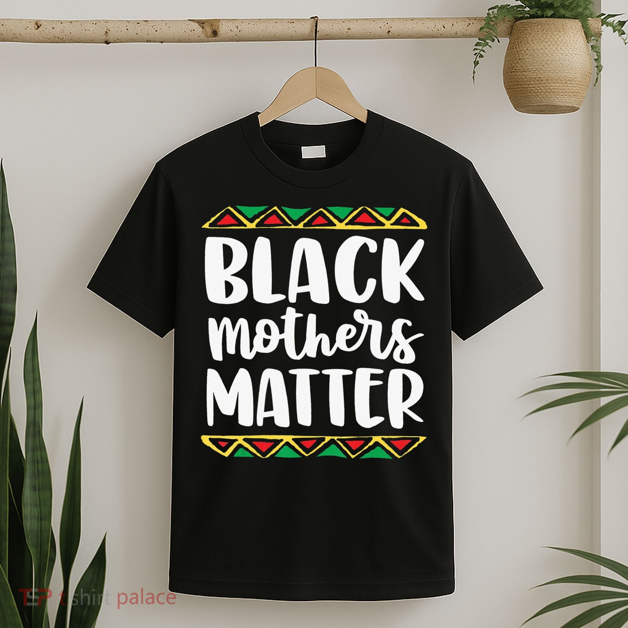 Black Mothers Matter Mom Mama History Month Tribal T-Shirt
