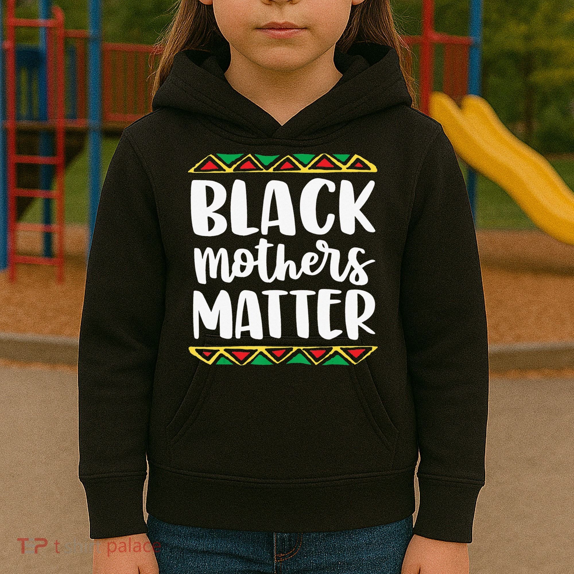 Black Mothers Matter Mom Mama History Month Tribal Kids Hoodie