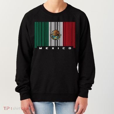 Barcode Mexico Mexican Flag Women's Sweatshirt