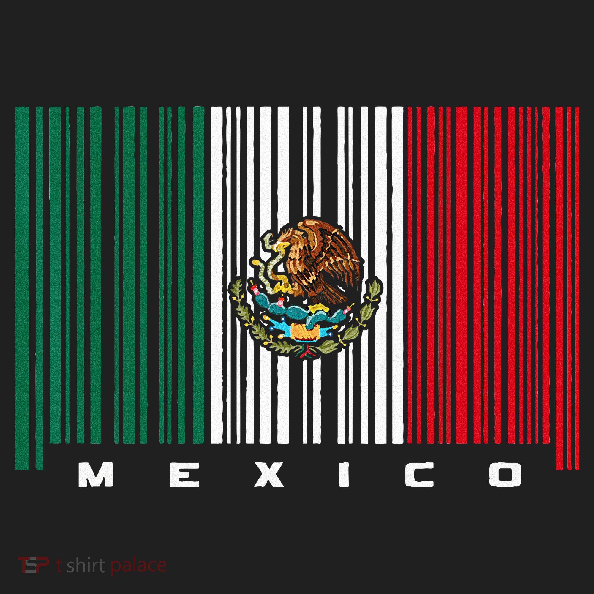 Barcode Mexico Mexican Flag Women's Sweatshirt