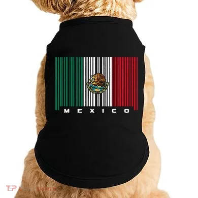 Barcode Mexico Mexican Flag Doggie Tank