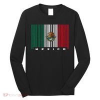 Barcode Mexico Mexican Flag Long Sleeve Shirt thumb 0