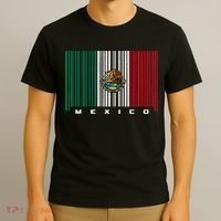 Barcode Mexico Mexican Flag T-Shirt thumb 3