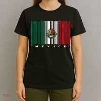 Barcode Mexico Mexican Flag T-Shirt thumb 4