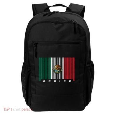 Barcode Mexico Mexican Flag Backpack