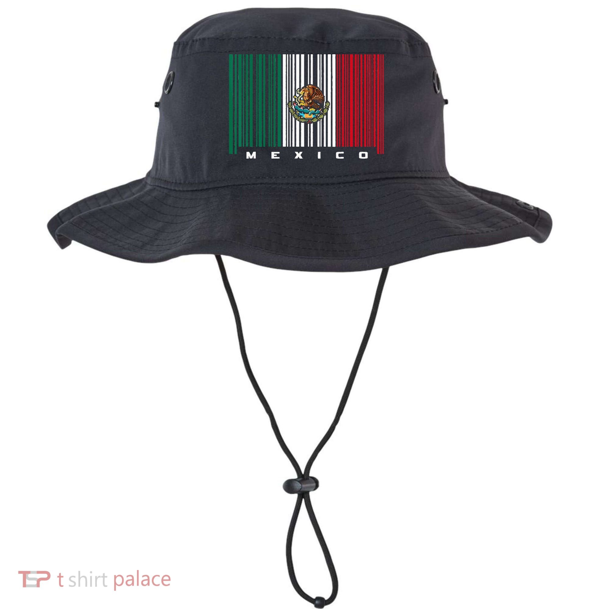 Barcode Mexico Mexican Flag Bucket Hat
