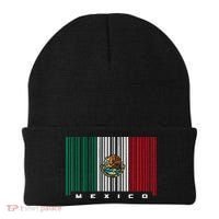 Barcode Mexico Mexican Flag Beanie thumb 0
