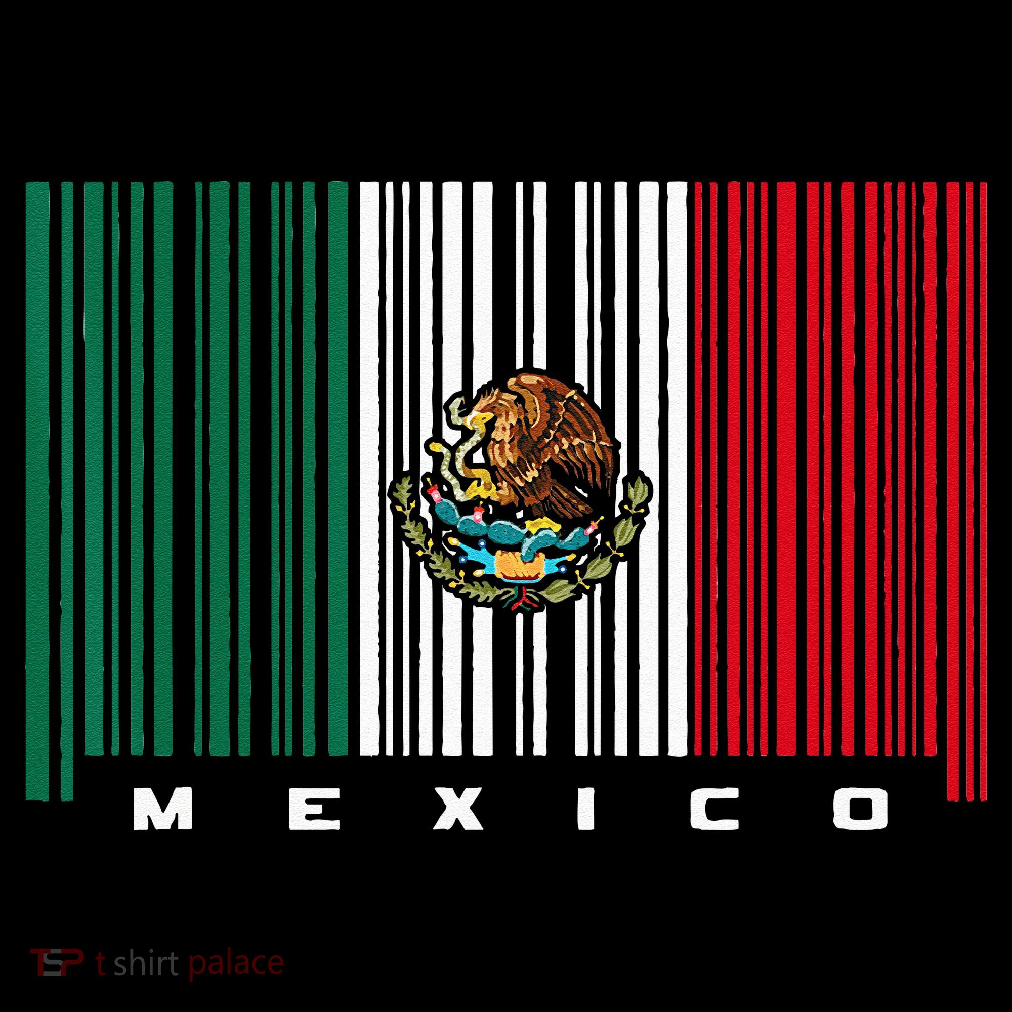 Barcode Mexico Mexican Flag Women's Hoodie