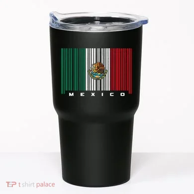 Barcode Mexico Mexican Flag Tumbler