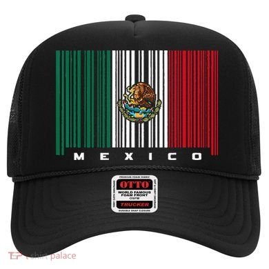 Barcode Mexico Mexican Flag Hat